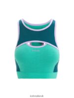 Icebreaker Women ZoneKnit Merino Sport Bra Z04NXR541 Clothing Fresh/Green Glory - Image 6