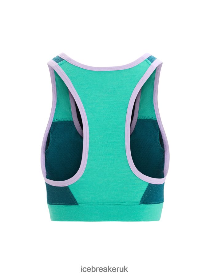 Icebreaker Women ZoneKnit Merino Sport Bra Z04NXR541 Clothing Fresh/Green Glory - Image 7