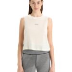 Icebreaker Women ZoneKnit Merino Tank Z04NXR655 Clothing Chalk