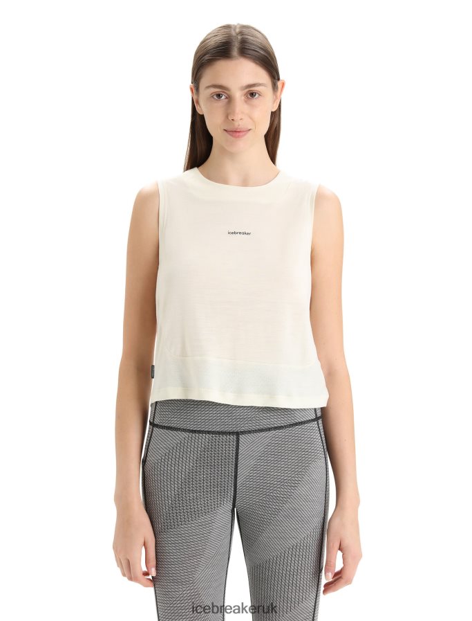 icebreaker_women_zoneknit_merino_tank_z04nxr655_clothing_chalk.jpg Icebreaker Women ZoneKnit Merino Tank Z04NXR655 Clothing Chalk - Image 1