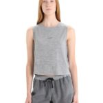 Icebreaker Women ZoneKnit Merino Tank Z04NXR656 Clothing Metro Heather